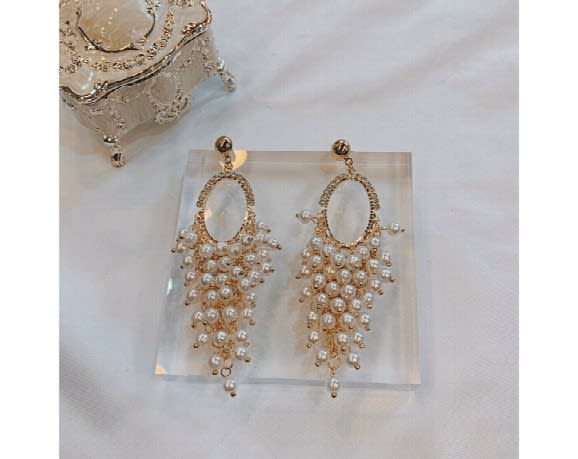 Pearl Chandelier Earrings