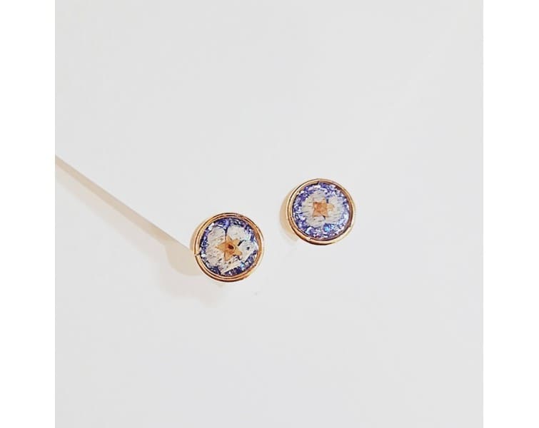 Night Flower Stud Earrings