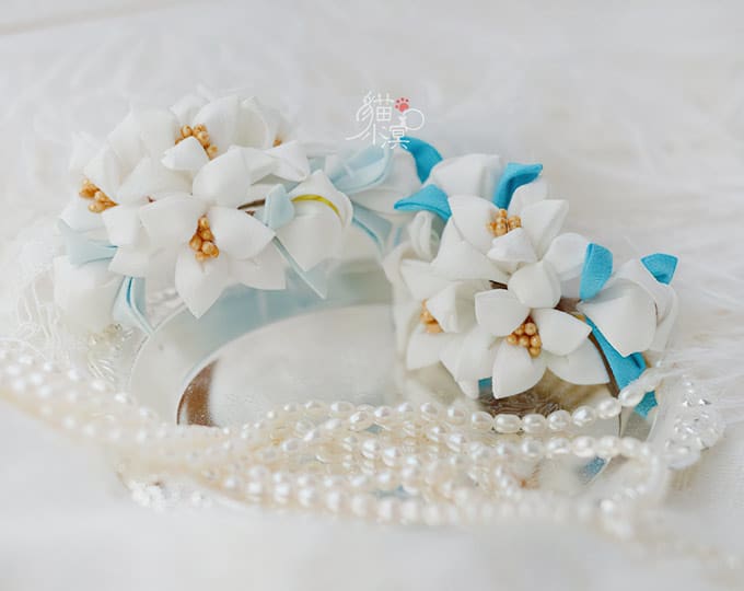 HANDMADE FINE FLOWER, HAIRPIN, JAPANESE AND KOREAN STYLE HAIR ACCESSORIES, PRINCESS FLOWER, WEDDING DRESS AND HANFU ACCESSORIES