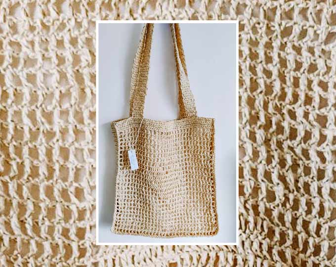 Raffia Tote Bag