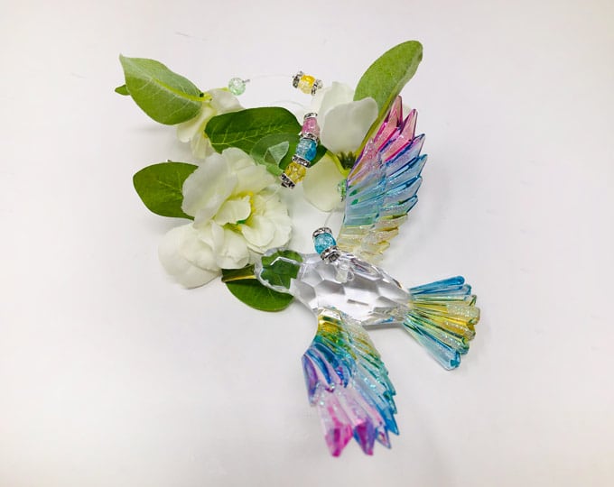 Handmade Multicolor Hummingbird 15"
MultiHummingbird1