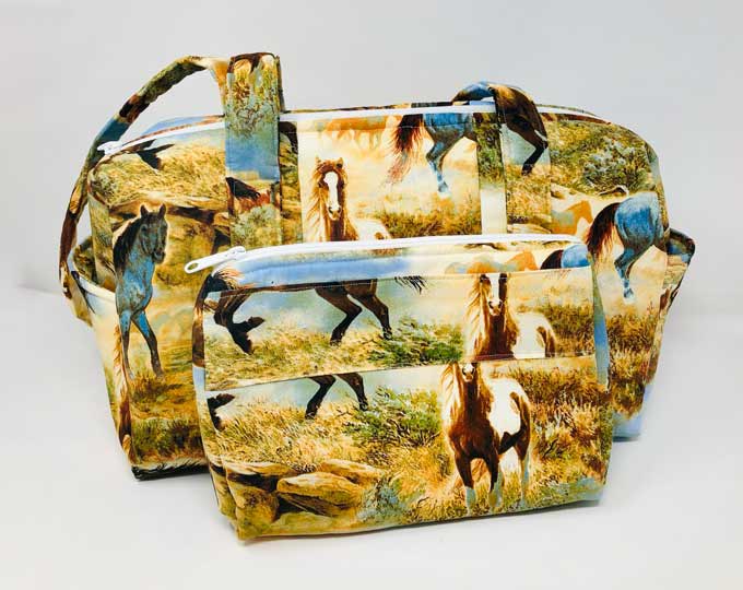 Handmade Handbag/Purse "Horses"
3 Available