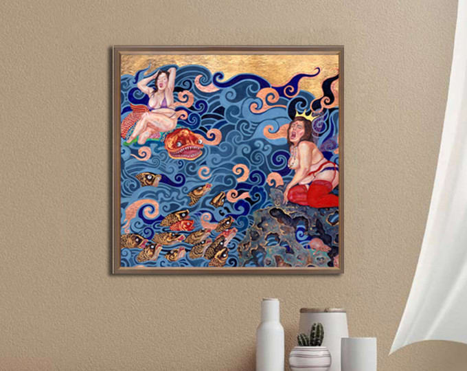 Traditional Chinese Mural《Whoop No.1》