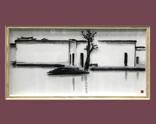 Wuhu Iron Painting - Jiangnan Water Town Series 3