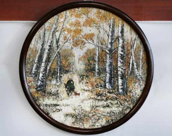 The autumn of the woods