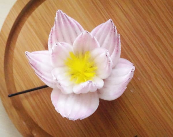 Flower headdress brooch, Yangzhou velvet flower