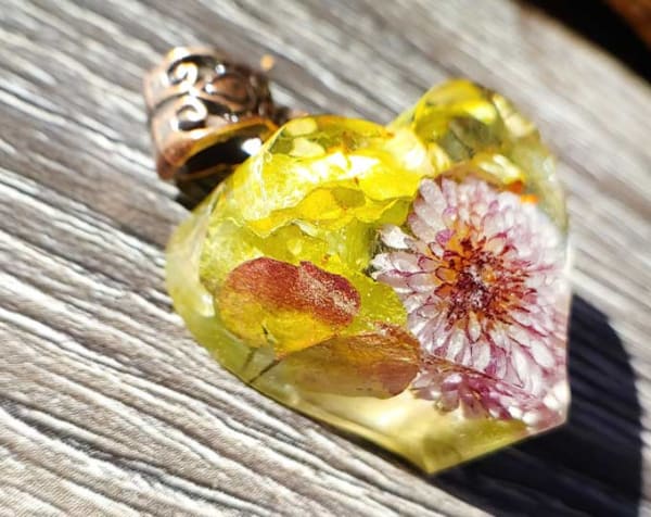 Botanical Heart Pendant