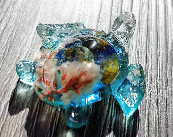 Botanical Turtle Necklace