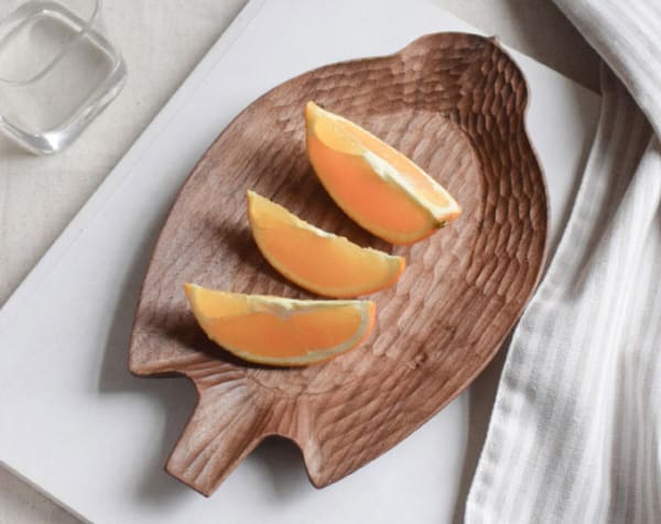 Bird plate black walnut handmade wood plate bread fruit snack plate