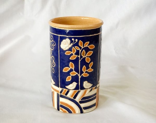 Flowerpot Glazed pottery