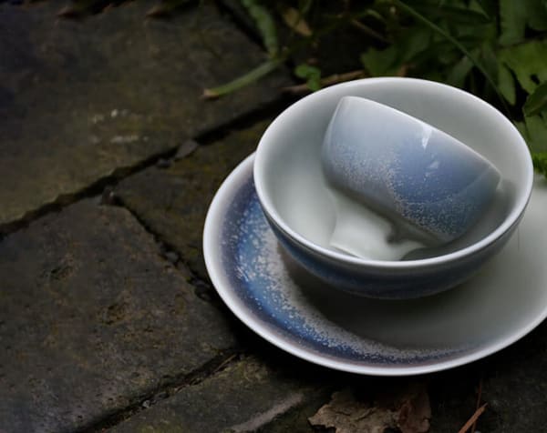 GENYU Tide Series  kiln transmutation rice bowl soup bowl bone plate cup set