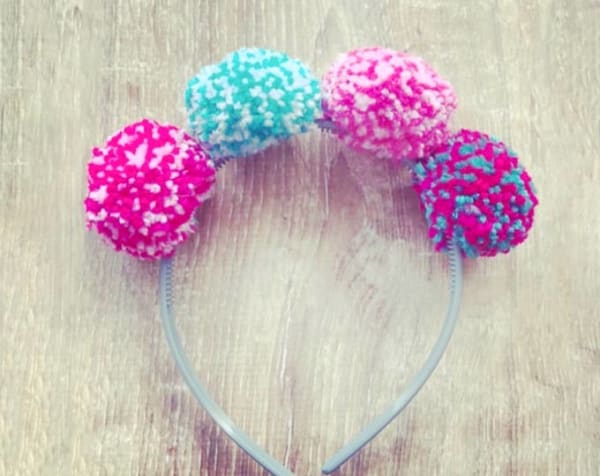 Handmade Pompom headband