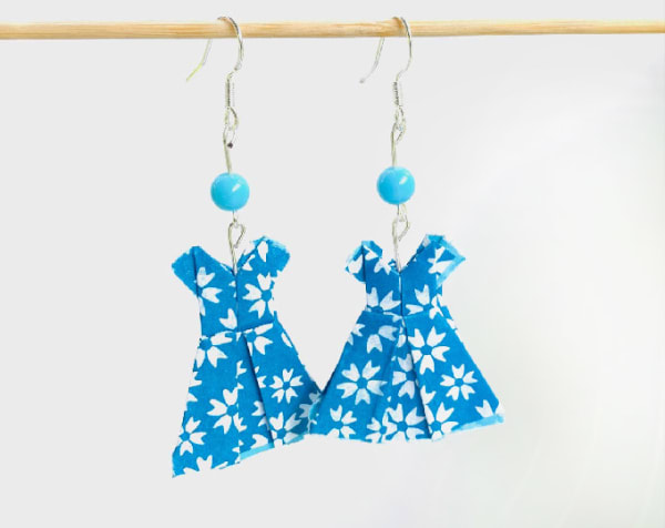 Origami earrings