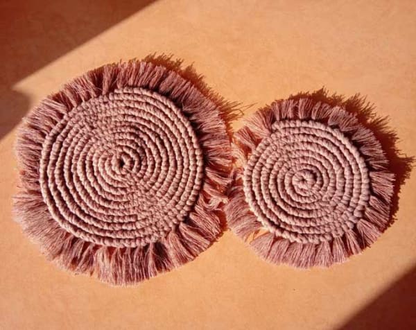 Set of table coasters "Cocoa"