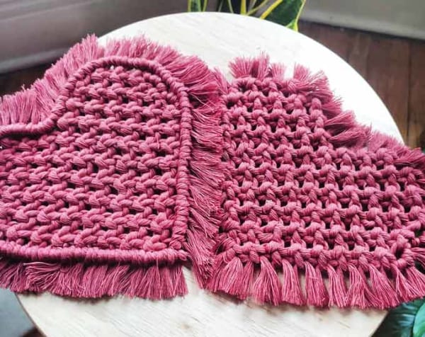 Heart coasters