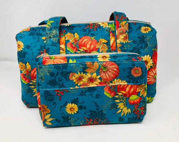 Handmade Handbag/Purse "Pumpkins And Sunflowers"
1 Available