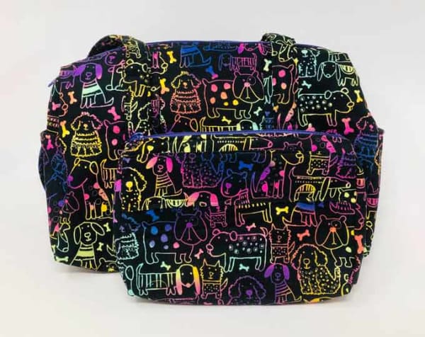 Handmade Handbag/Purse "Scratch Art Dogs"
1 Available