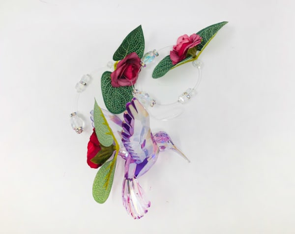 Handmade Purple Hummingbird Suncatcher 18"
PurpleHummingbird18
1 Available