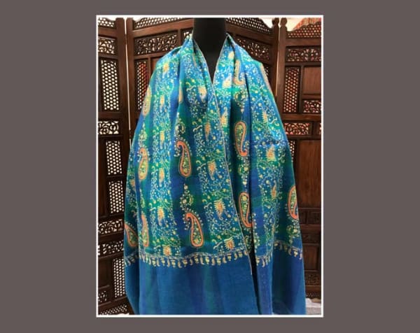 Pashmina hand embroidered shawl