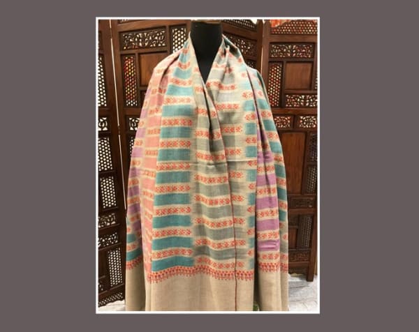 Pashmina Hand Embroidered Shawl