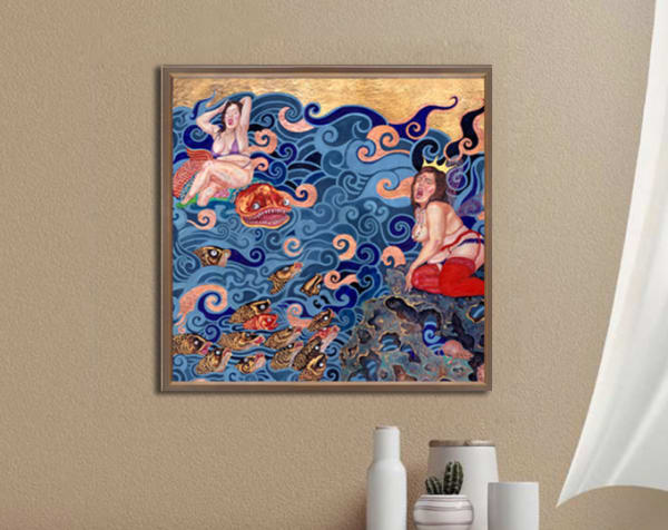 Traditional Chinese Mural《Whoop No.1》
