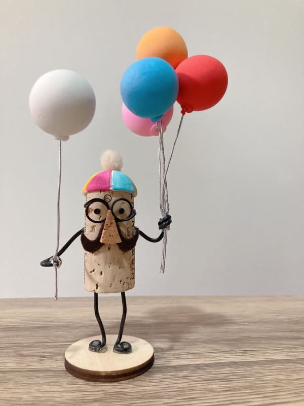 Old Man Cork and Balloon