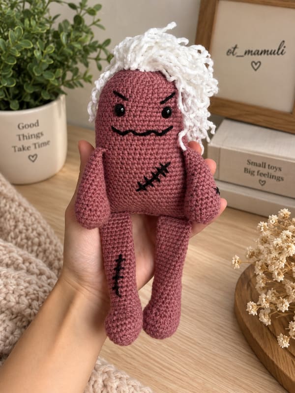 Hairy - Handmade Crochet Monster