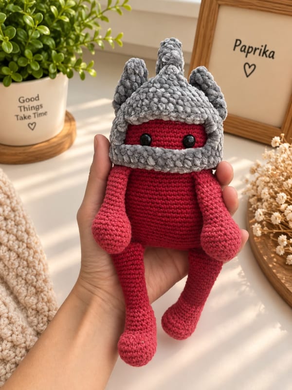 Paprika - Handmade Crochet Monster