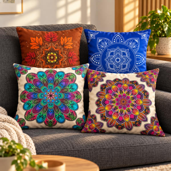 Mandala Cushion Covers