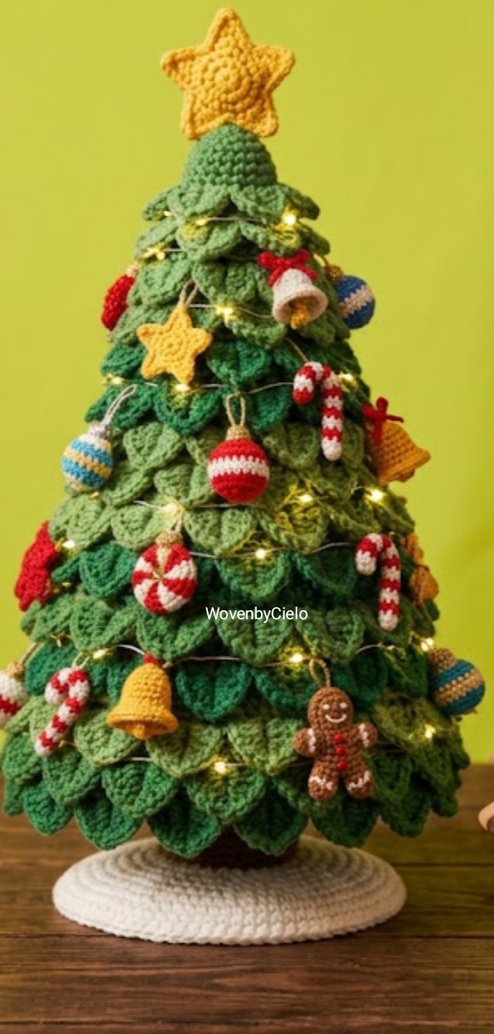 Handmade Crochet Christmas Tree