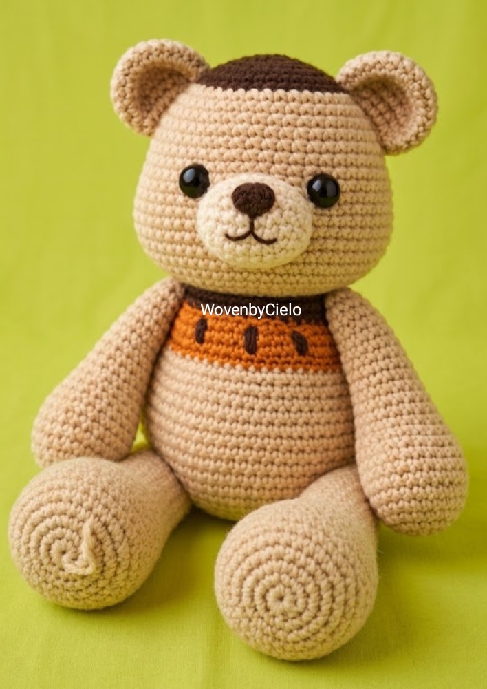 Handmade Crochet Life Size Teddy Bear