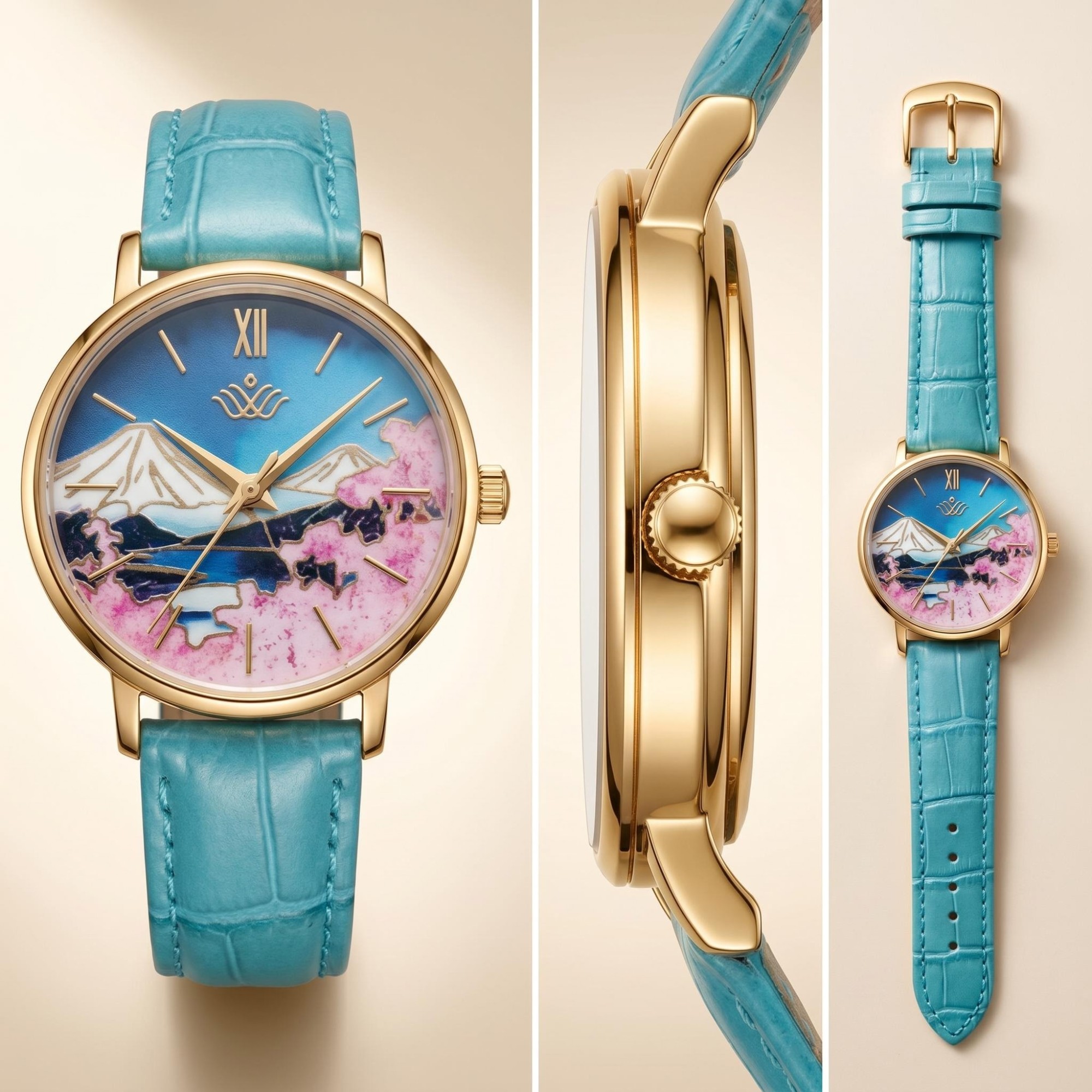 Wealth and Glory Enamel Watch