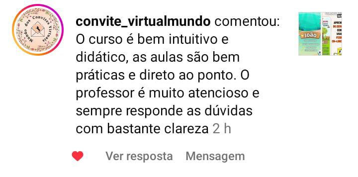 Depoimento de aluno 8