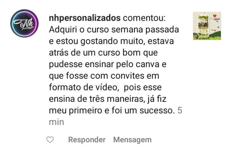 Depoimento de aluno 10