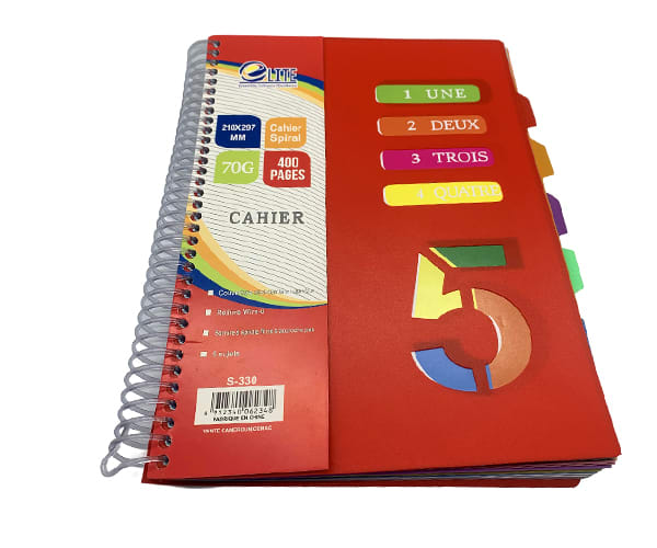 Cahiers spirales  200 pages 