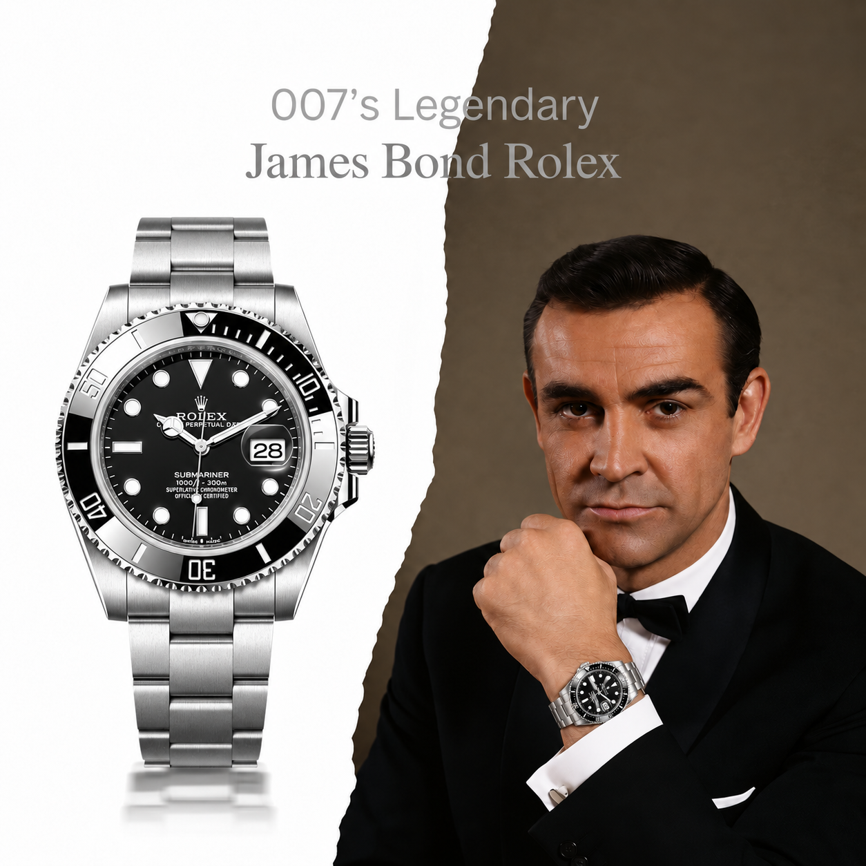The Submariner’s connection to James Bond style
