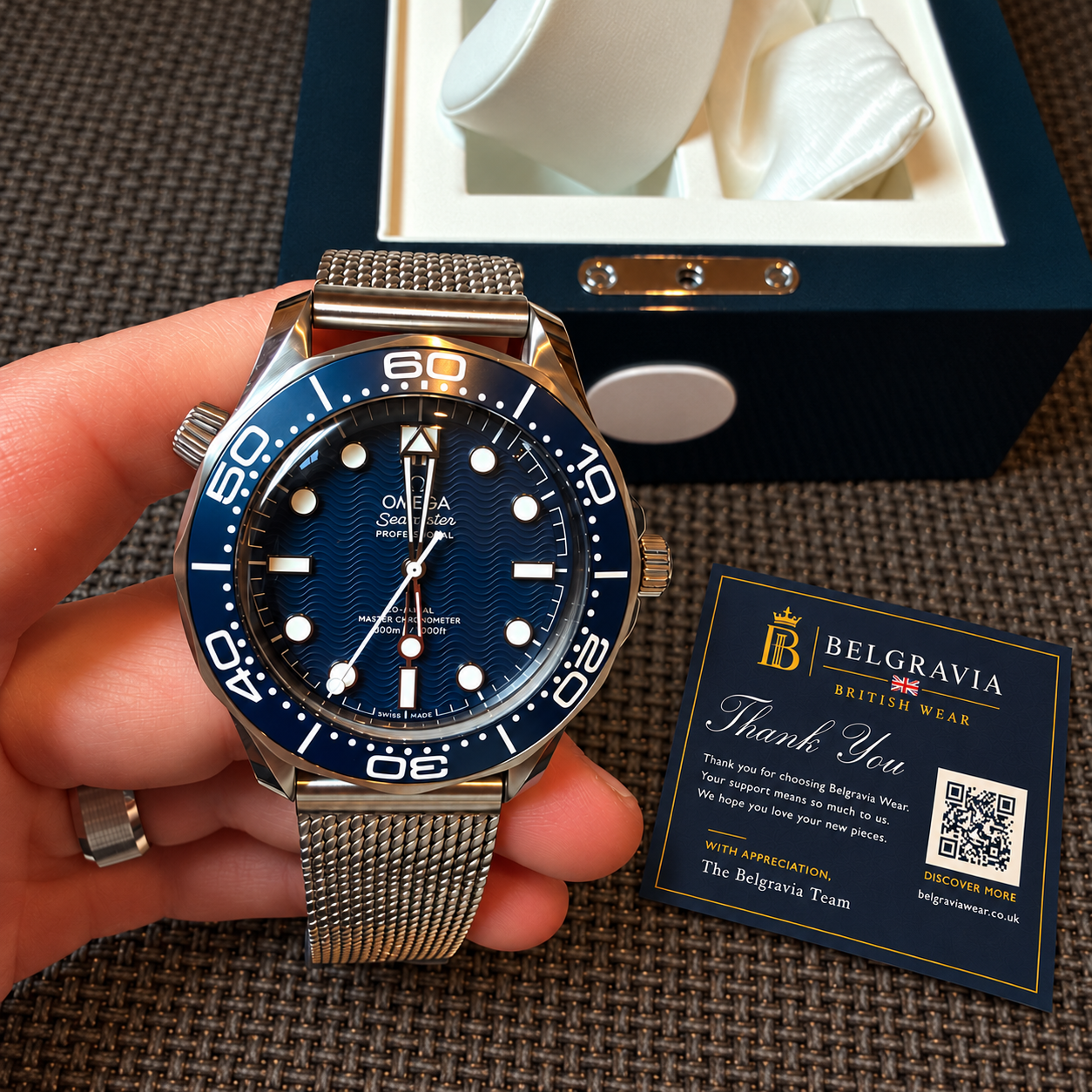 OMEGA Seamaster Diver 300M – Blue Steel