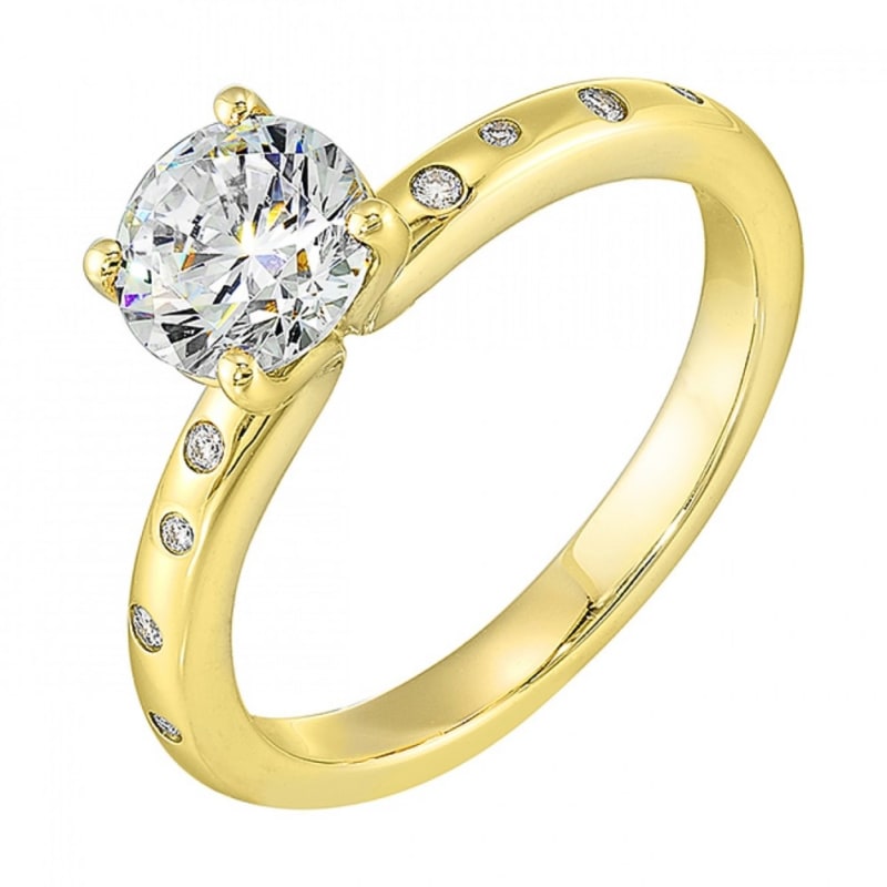 Gold Diamond Semi-mountings