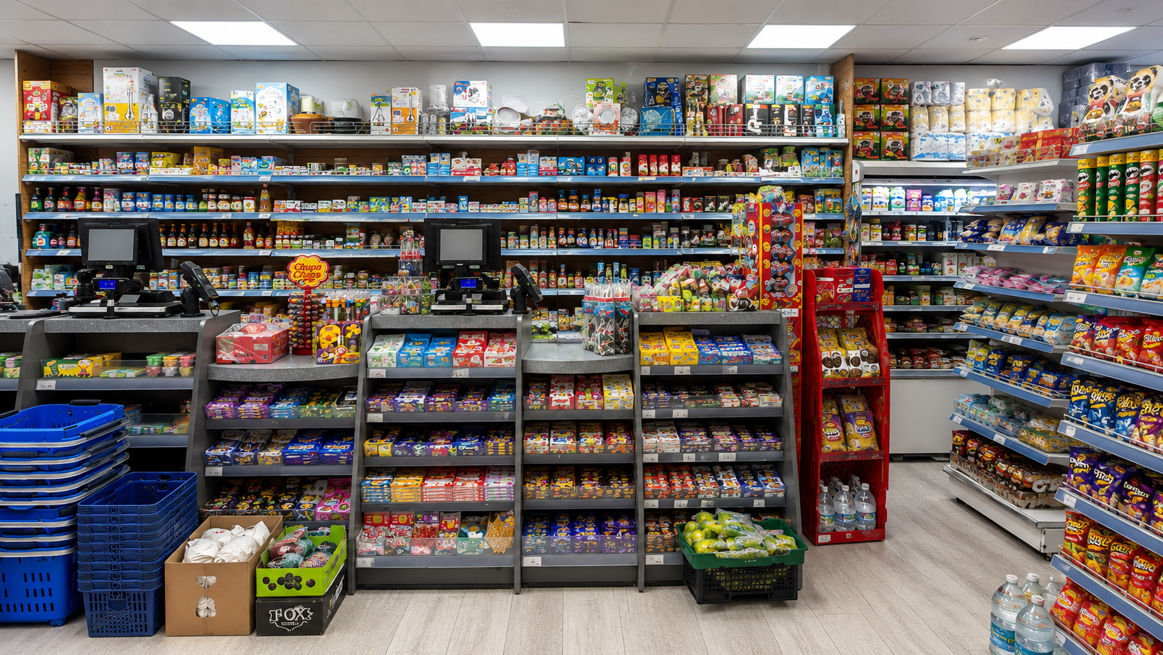 Inside GMS World Foods supermarket