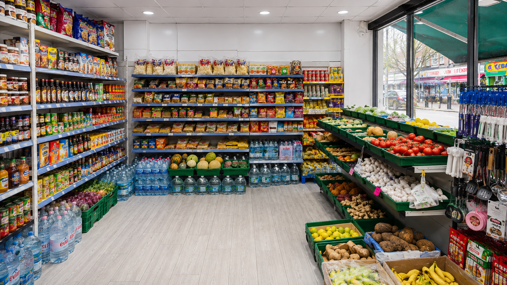 GMS World Foods grocery aisles