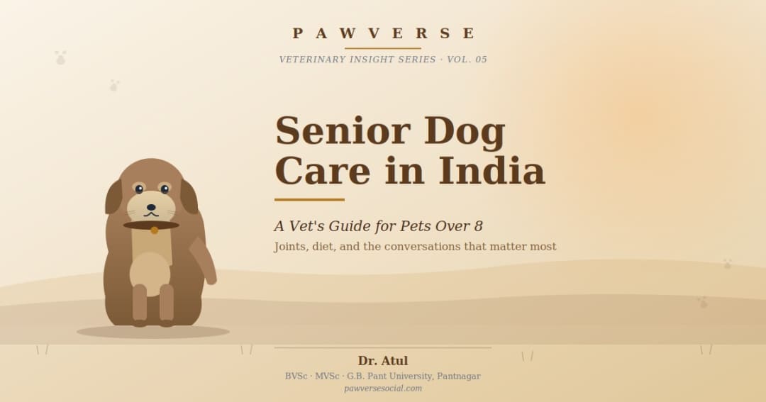 Senior Dog Care in India: A Vet's Guide for Pets Over 8