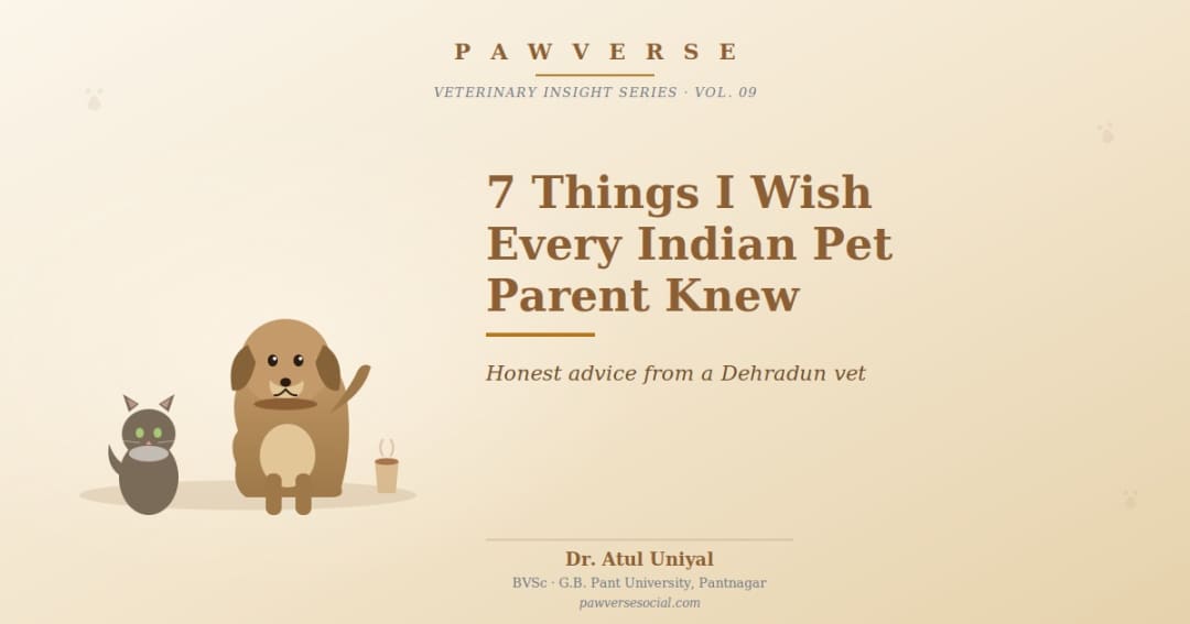 I’m a Vet in Dehradun - Here’s What I Wish Every Indian Pet Parent Knew