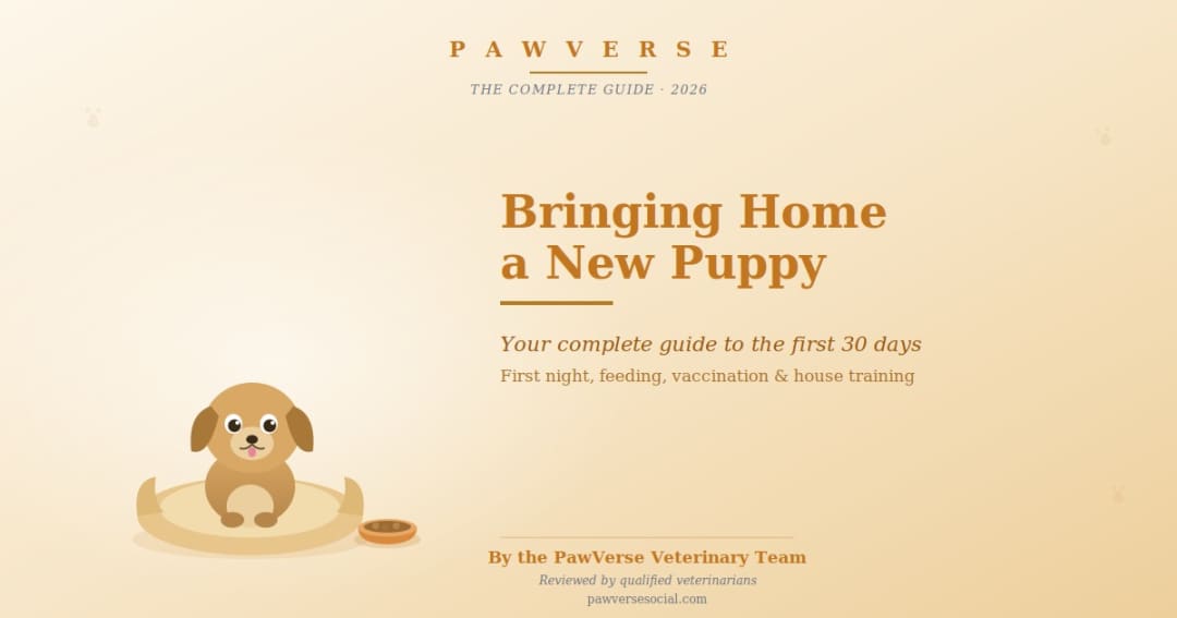 Bringing Home a New Puppy in India: A Complete Guide to the First 30 Days