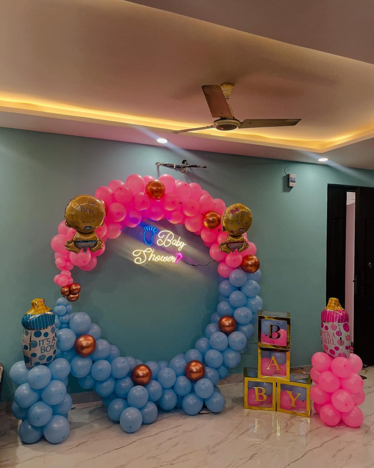 Customized baby shower decoration in Lahore