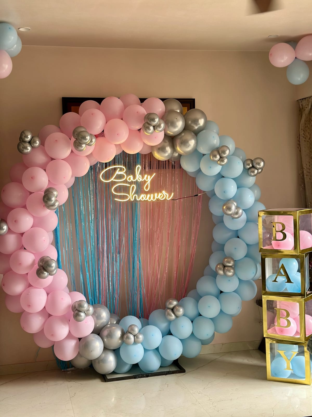 Baby girl shower decoration in Lahore
