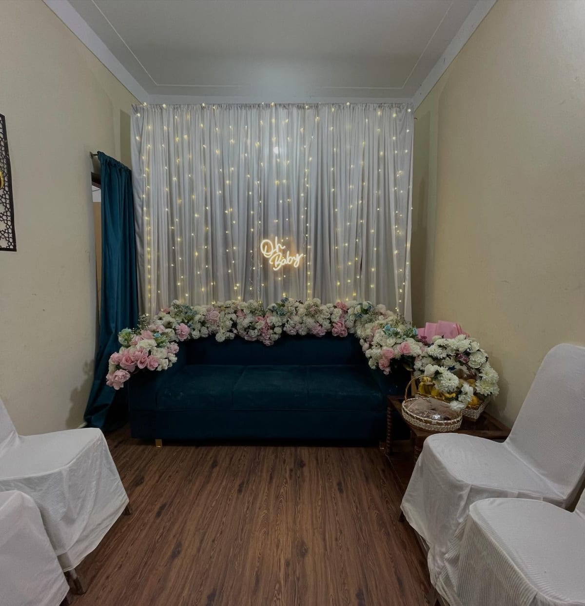 Elegant baby shower decoration in Lahore