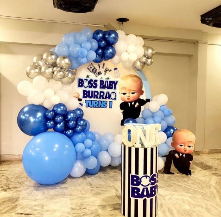 Boss Baby Birthday Theme Decoration in Lahore