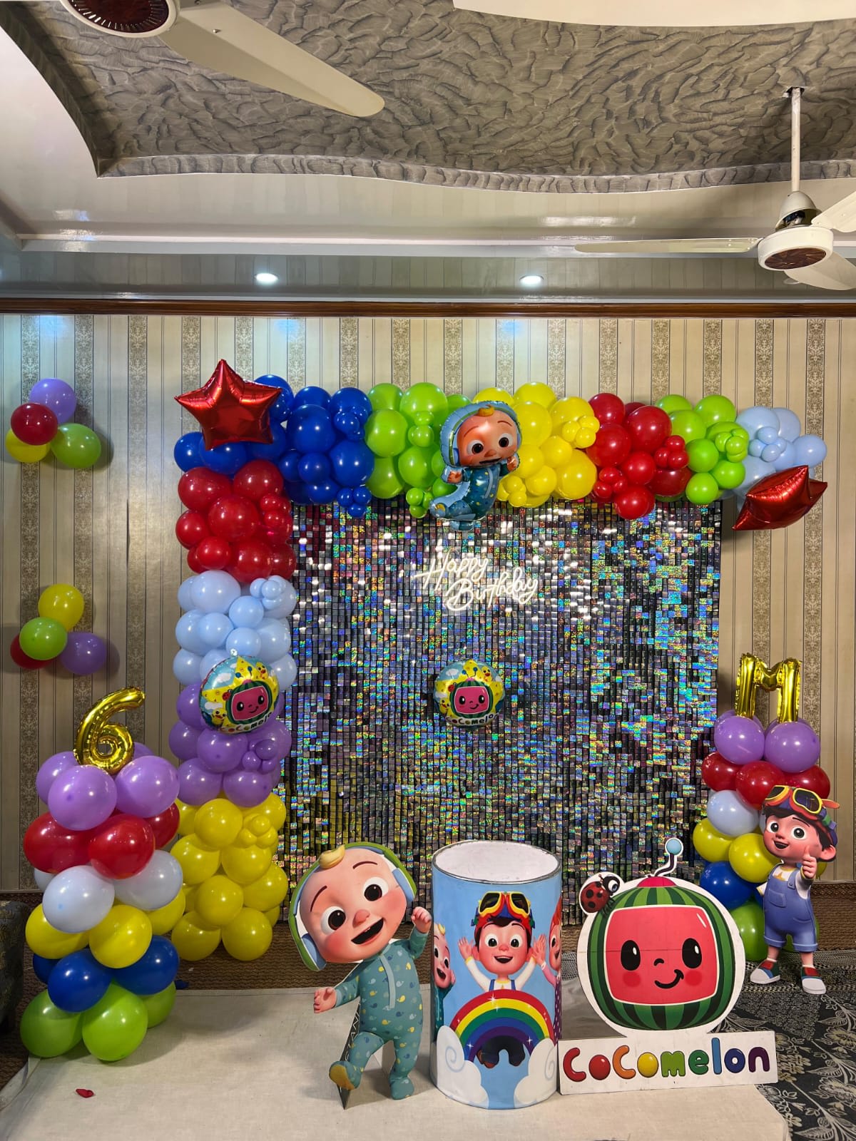 Cocomelon Kids Birthday Decoration in Lahore