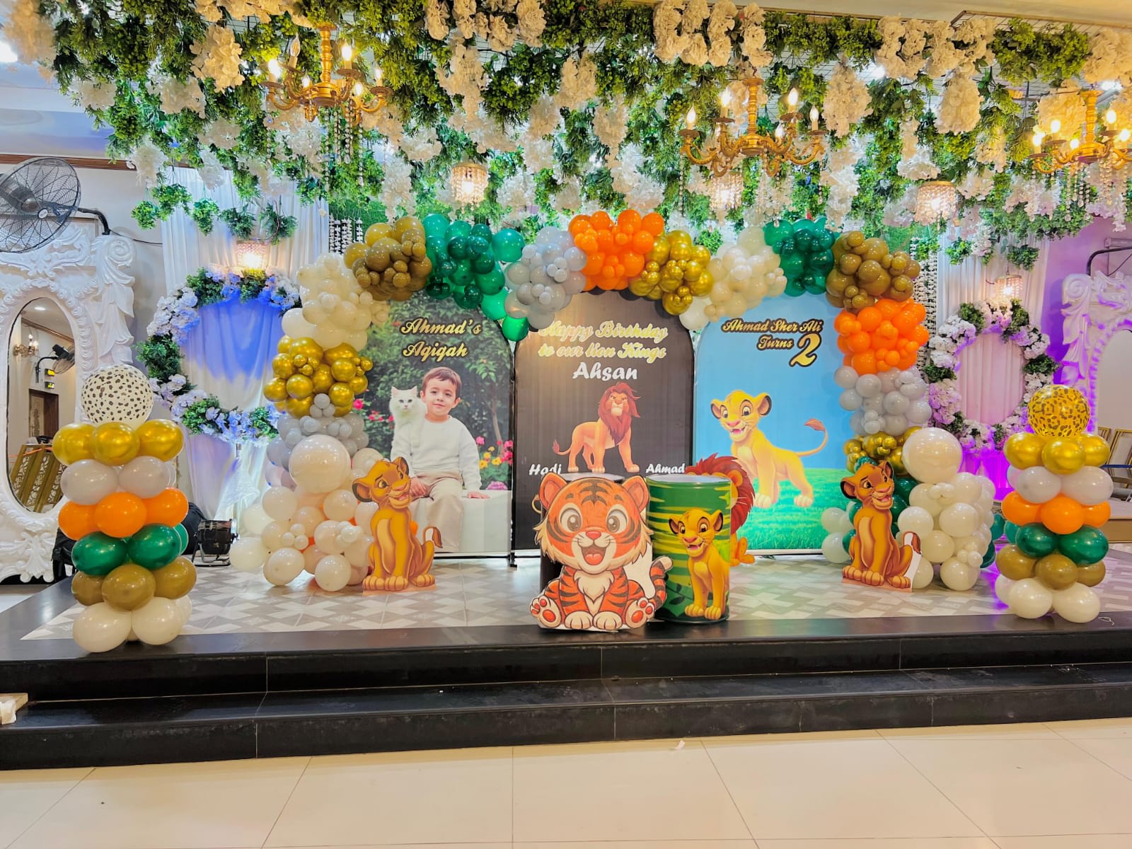 Colourful Kids Birthday Decoration in Lahore