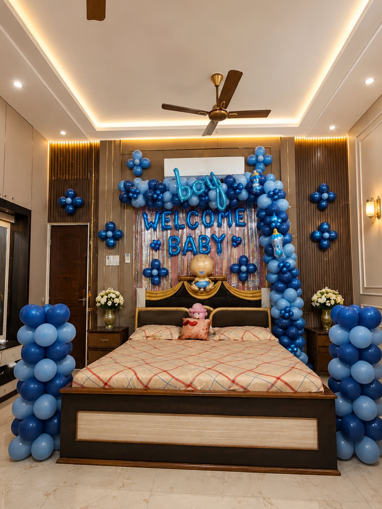 Baby welcome board decoration in Lahore